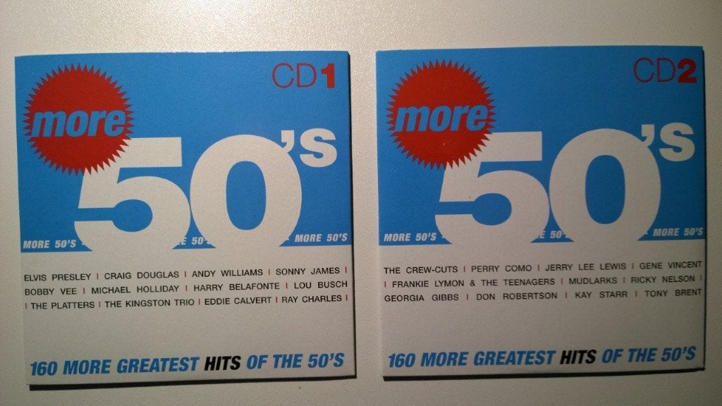 More 50's 160 More Greatest Hits Of The 50's (8 CD), Ophalen of Verzenden, Zo goed als nieuw, Pop, Boxset