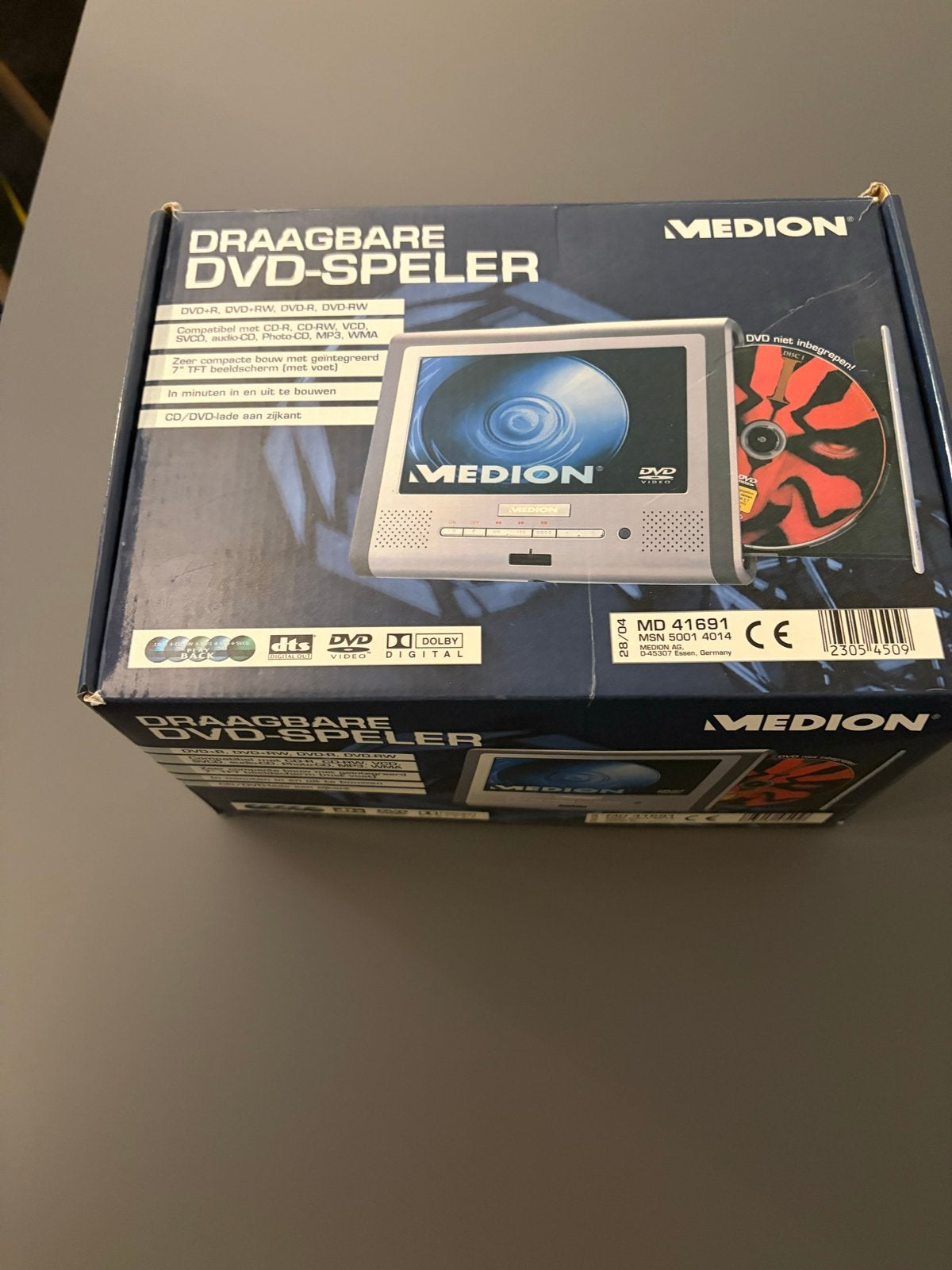 Medion Draagbare DVD-speler voor onderweg, Draagbaar, Nieuw, Ophalen, Overige merken
