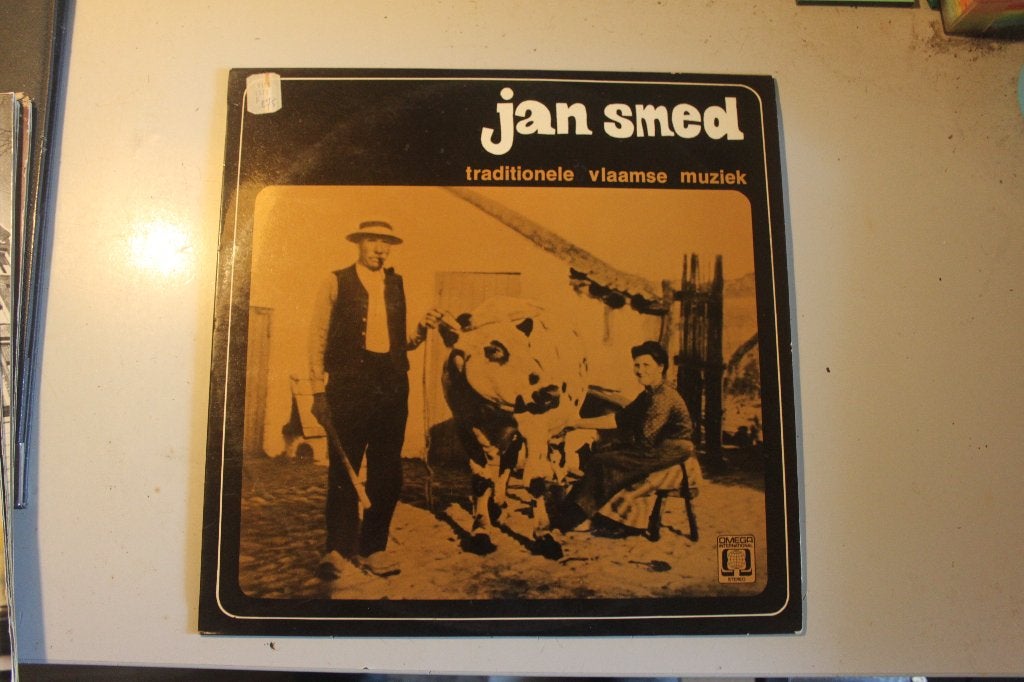 500d - lp - jan smed - traditionele vlaamse muziek, Ophalen of Verzenden, Gebruikt, 12 inch