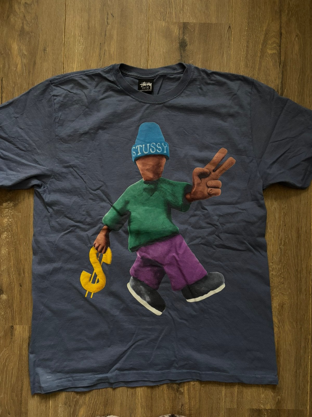 STUSSY Tshirt, maat M, Ophalen of Verzenden, Zo goed als nieuw, Maat 48/50 (M), Meerkleurig