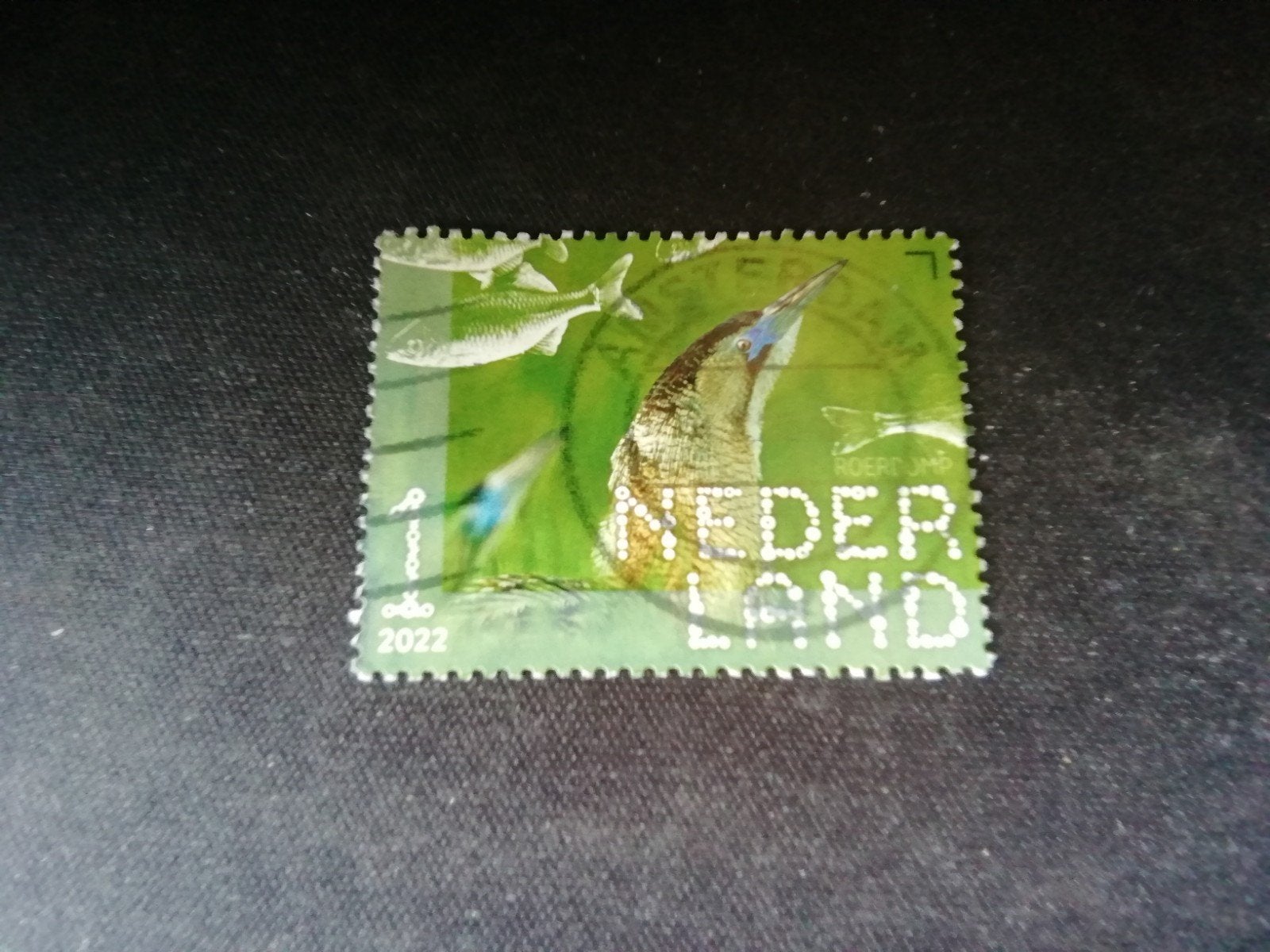 47 NEDERLAND NIEUWKOOPSE PLASSEN ROERDOMP GESTEMPELD, Ophalen of Verzenden, Na 1940, Gestempeld