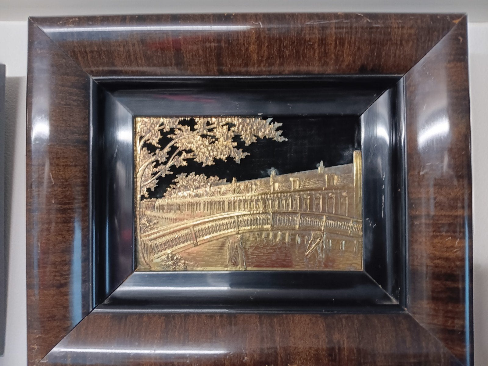 Koperen plaquette Klaas Dijkstra, Ophalen of Verzenden