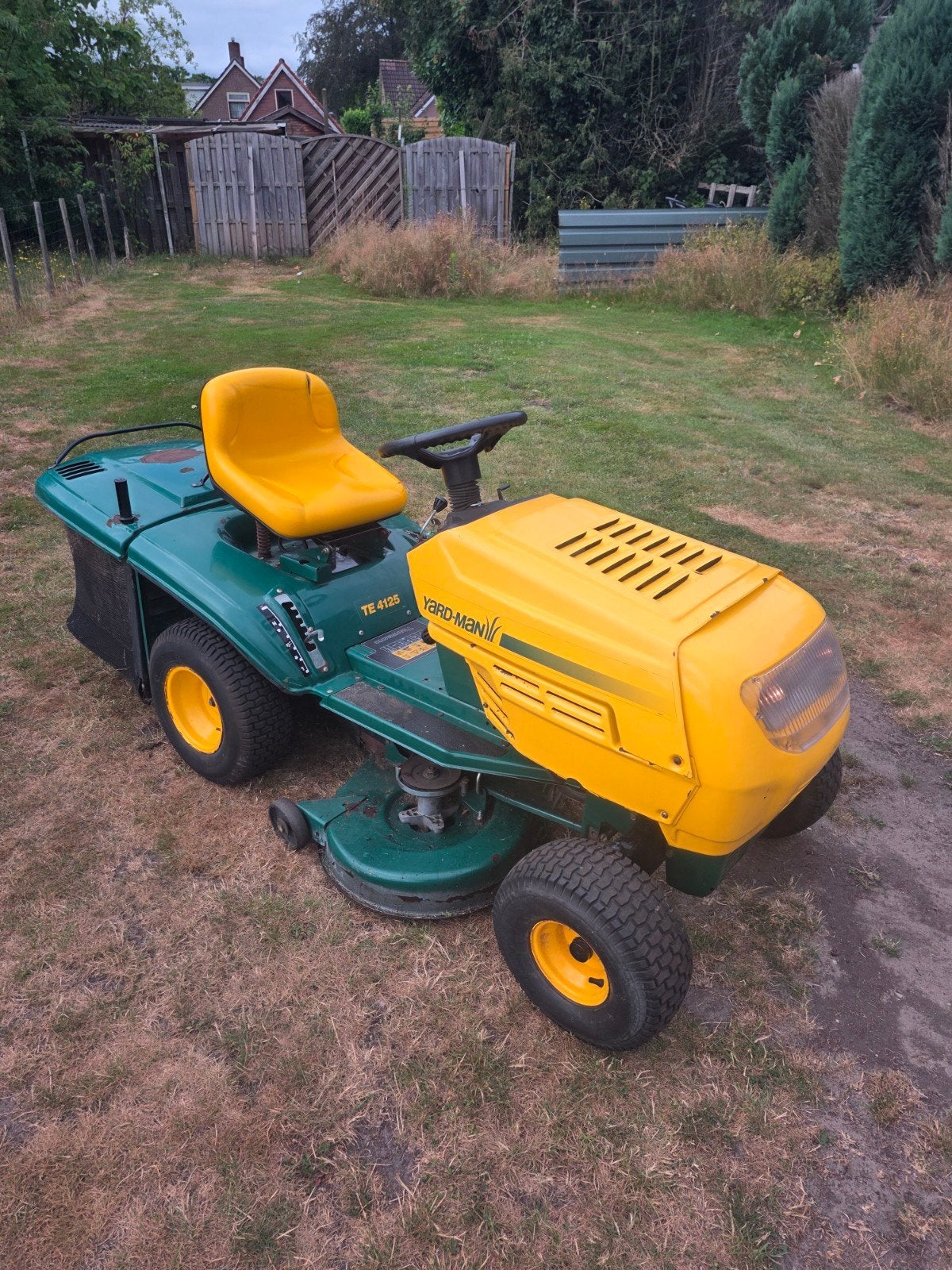 zitmaaier yard man mtd 12.5 pk met opvangbak, Ophalen of Verzenden, Gebruikt, 50 cm of meer