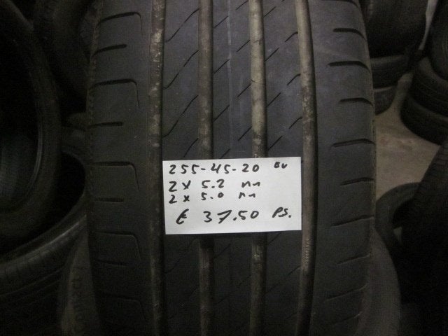 255 45 20 Continental EcoContact 7 zomerbanden, Auto-onderdelen, Banden en Velgen, Gebruikt, 255 mm, Ophalen of Verzenden, Band(en)