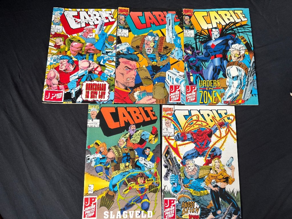 5 Cable Marvel Junior Press Strip Comics, Gelezen, Amerika, Marvel Comics, Complete serie of reeks