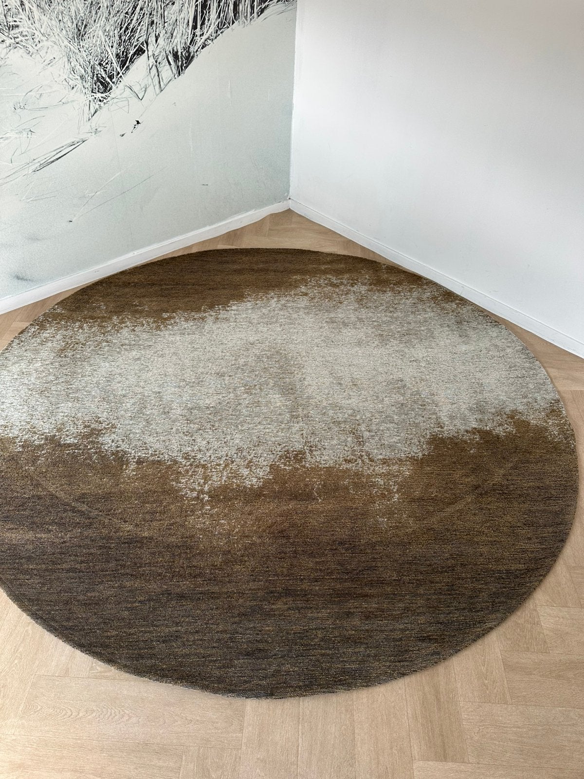 Beside Rugs Starlight rond 200cm bronze, Rond, Ophalen of Verzenden, 200 cm of meer, Nieuw