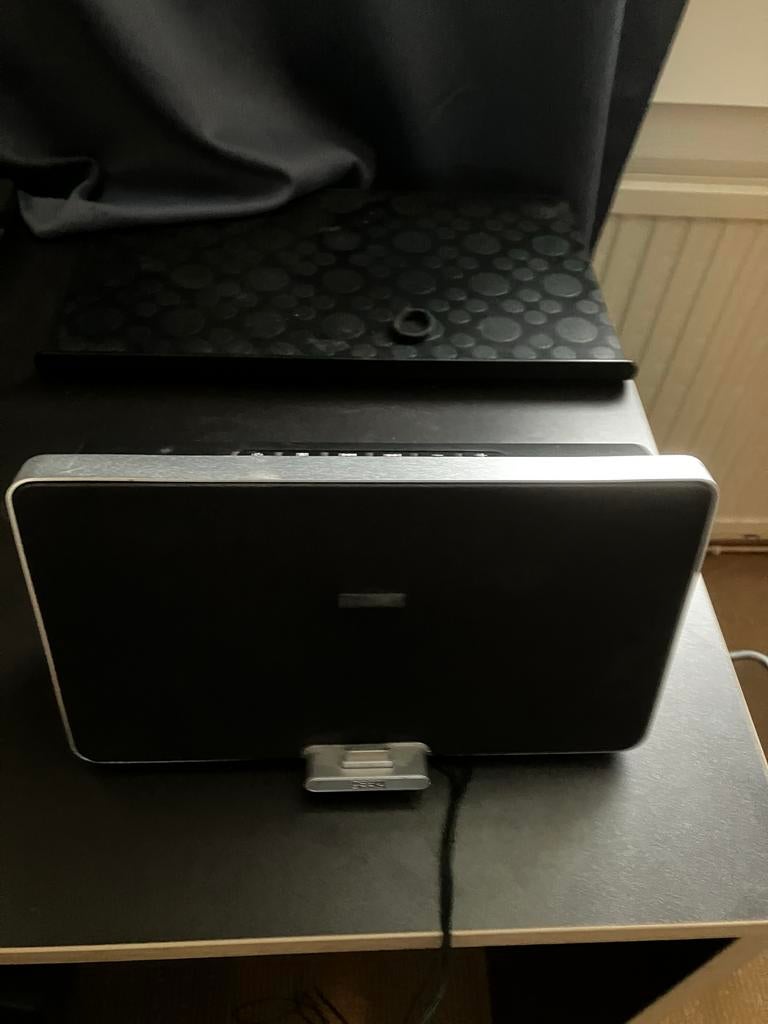 Gear4 docking station voor iPod - Zwart/Zilver, Audio, Tv en Foto, Luidsprekers, Zo goed als nieuw, Minder dan 60 watt, Front, Rear of Stereo speakers