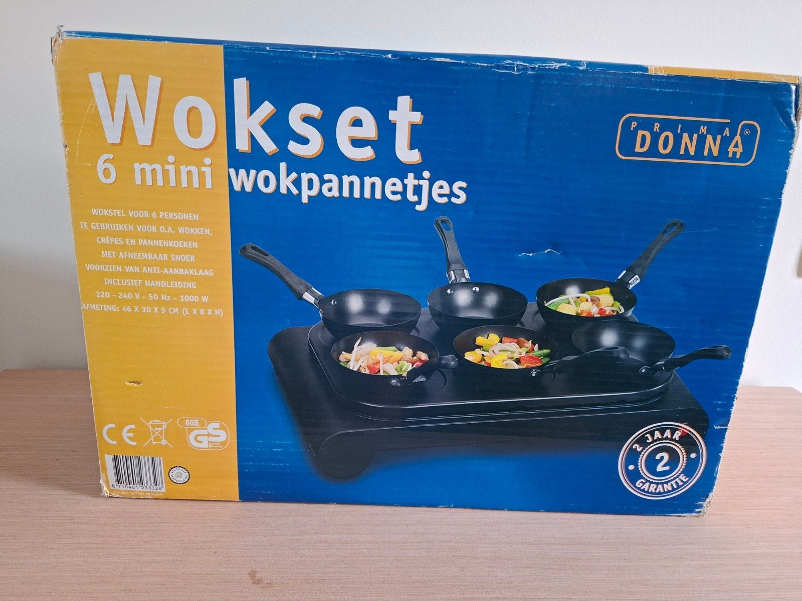 Donna Wokset - 6 mini wokpannetjes - Nieuw in doos, Ophalen of Verzenden, Nieuw