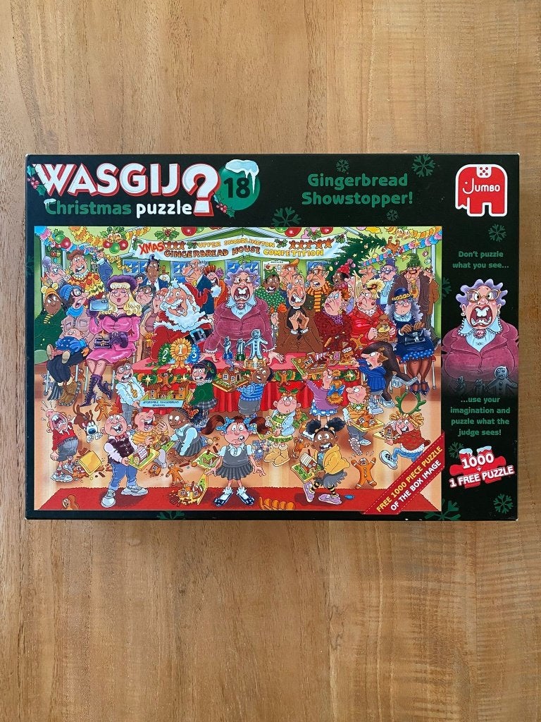 Wasgij Christmas 18 Gingerbread Showstopper!, Ophalen, 500 t/m 1500 stukjes, Zo goed als nieuw, Legpuzzel