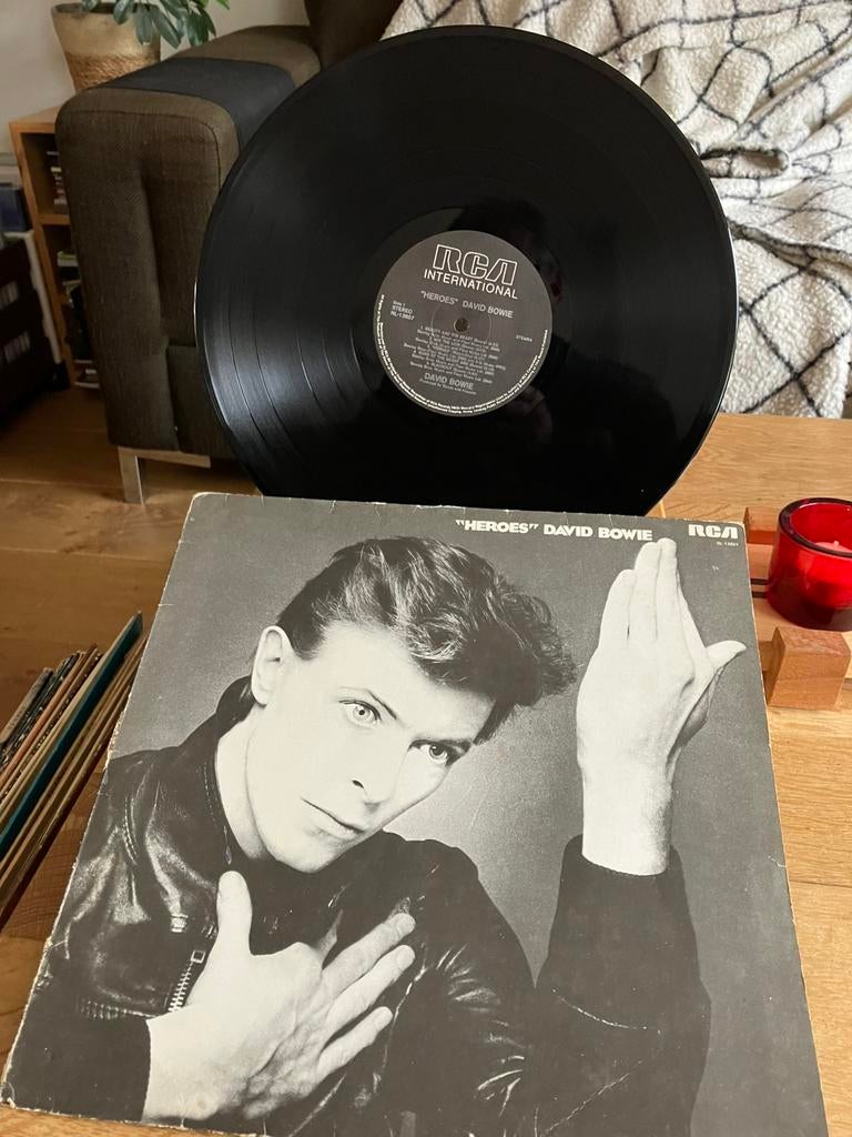 HOES DAVID BOWIE Heroes en Low, Cd's en Dvd's, Vinyl | Pop, Ophalen of Verzenden, Gebruikt, Overige formaten