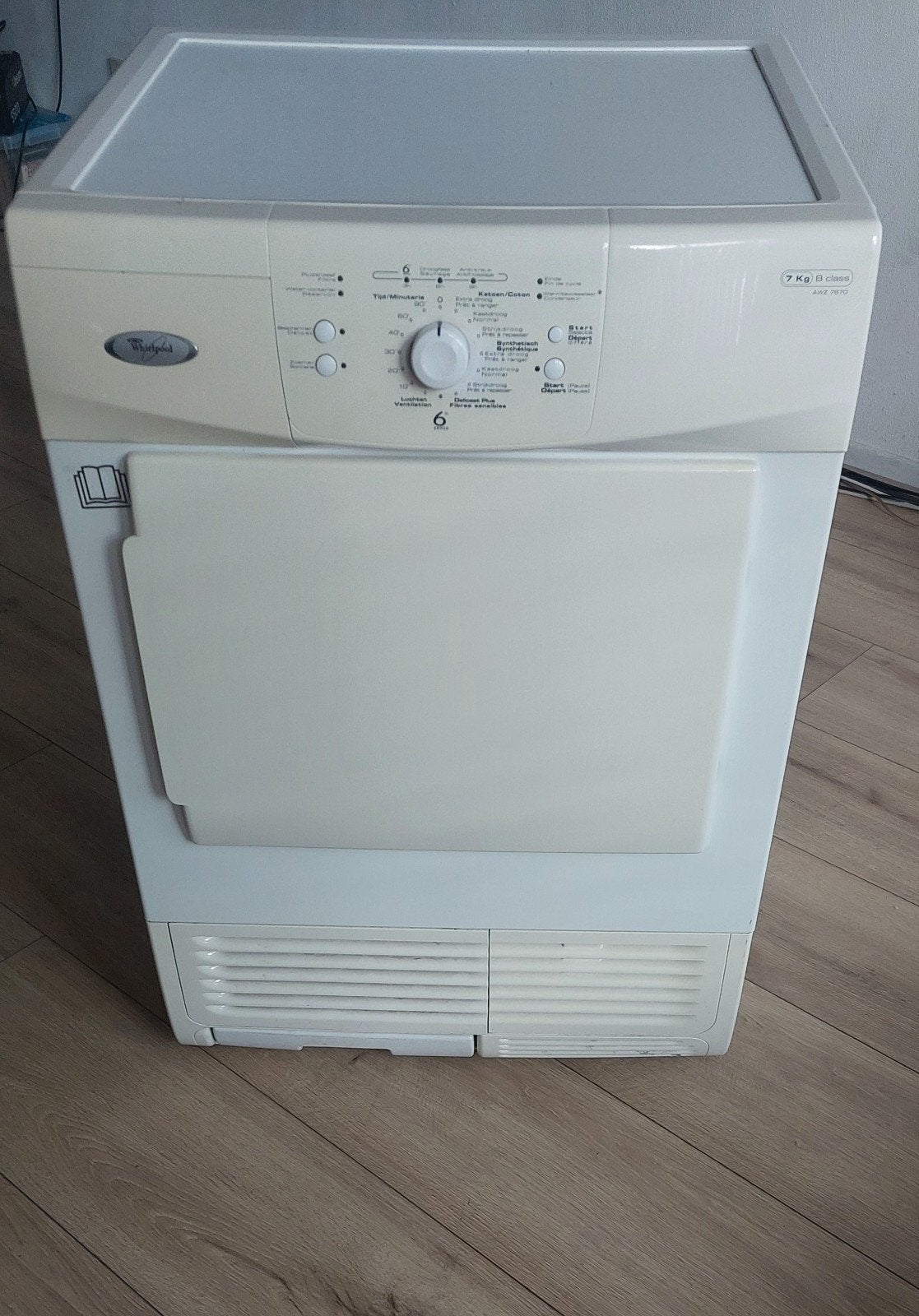 Whirlpool 7kg Condens Wasdroger - Goede Staat, Ophalen