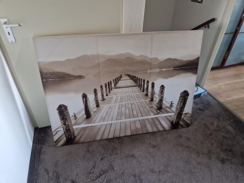 Canvas ikea doek, Ophalen, Zo goed als nieuw, Vrijstaande haard, Gashaard