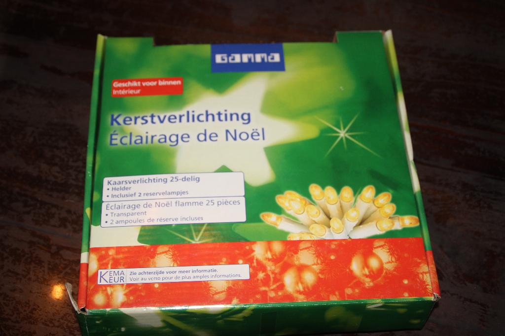 kerst kaarsverlichting z.g.a.n, Diversen, Ophalen of Verzenden, Zo goed als nieuw