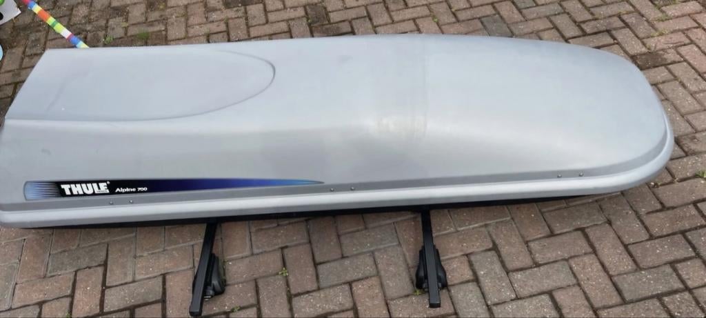 Te huur: Thule Alpine 700 dakkoffer, Auto diversen, Dakkoffers, Ophalen
