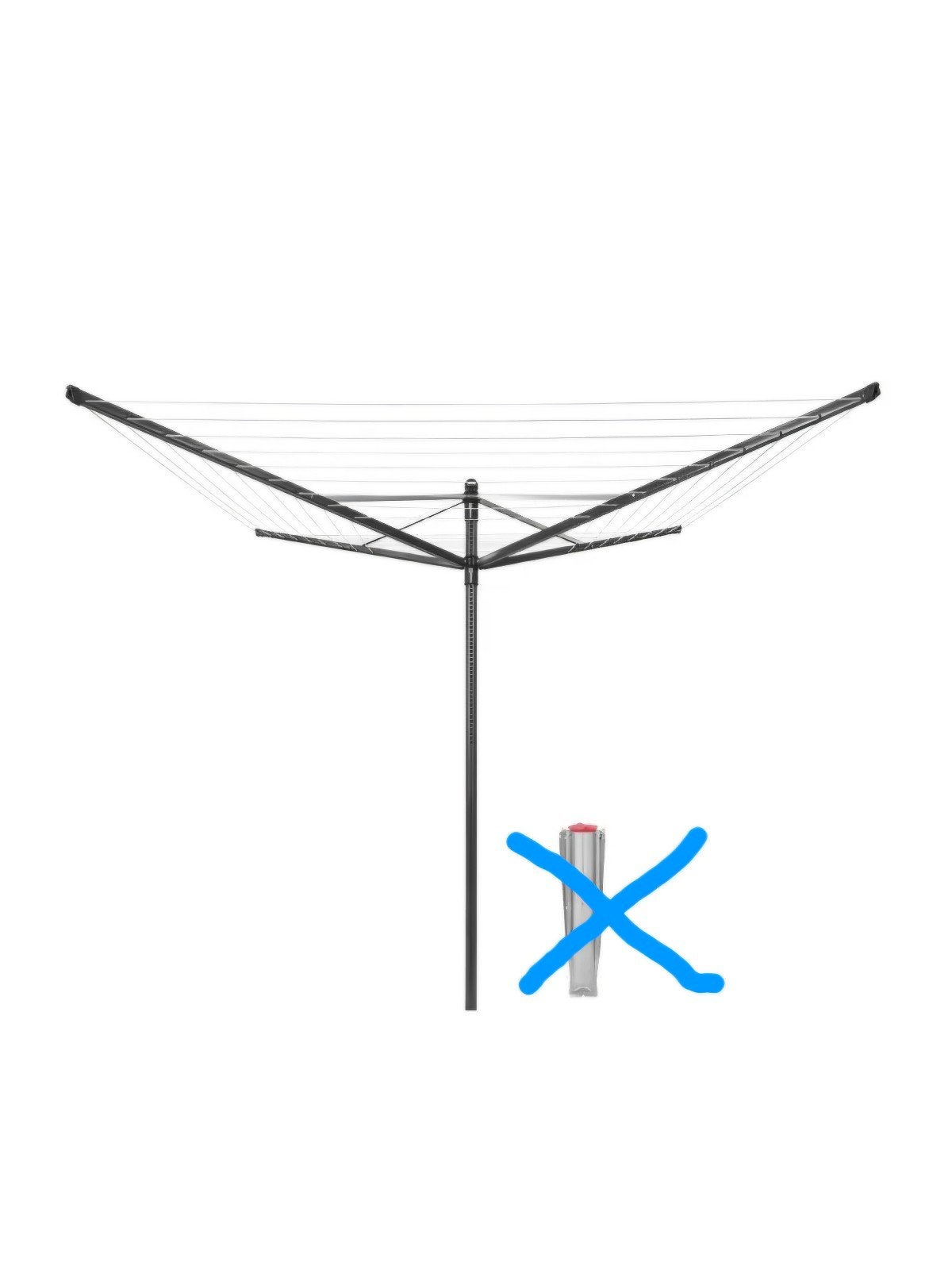 brabantia droogmolen, Tuin en Terras, Droogmolens en Wasrekken, Ophalen, Gebruikt, Droogmolen