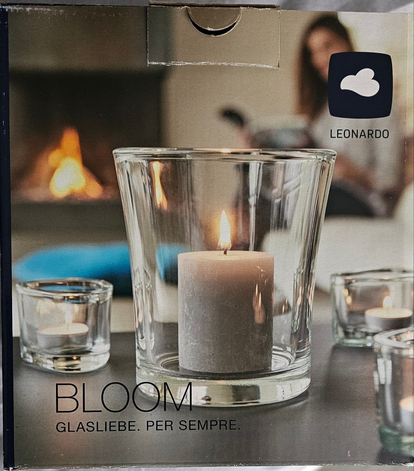 Leonardo Bloom Windlicht/Vaas - 17 cm, Huis en Inrichting, Windlicht, Overige merken, Nieuw, Ophalen of Verzenden