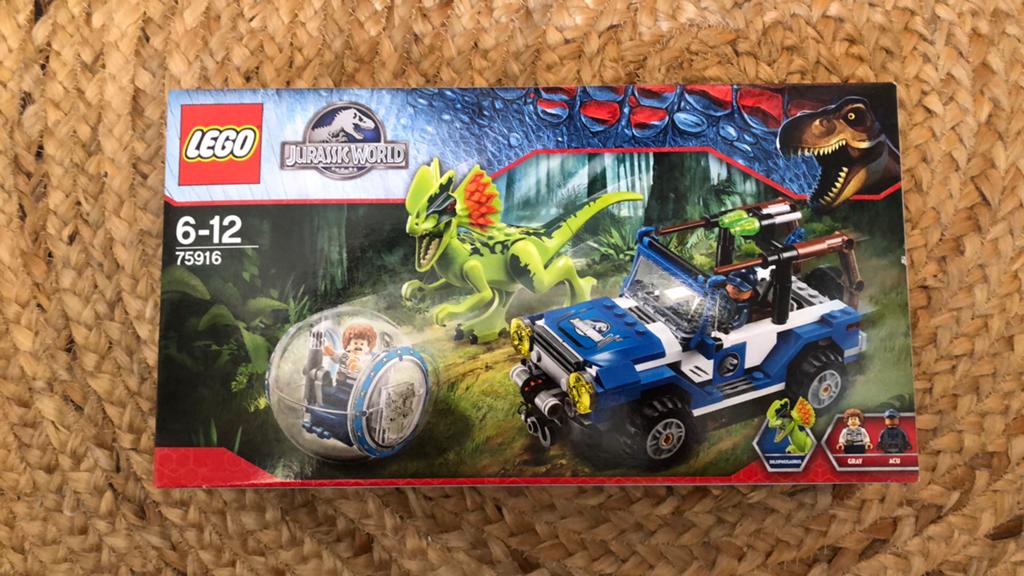 LEGO Jurassic World 75916 Dilophosaurus Ambush, Jurassic World, Nieuw, Ophalen of Verzenden, Complete set