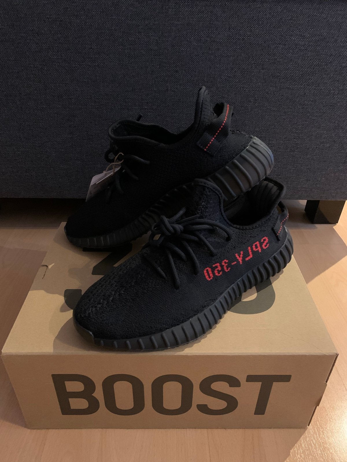 Adidas Yeezy Boost 350 V2 Core Black Red, Kleding | Heren, Schoenen, Ophalen, Nieuw, Zwart, Sneakers of Gympen