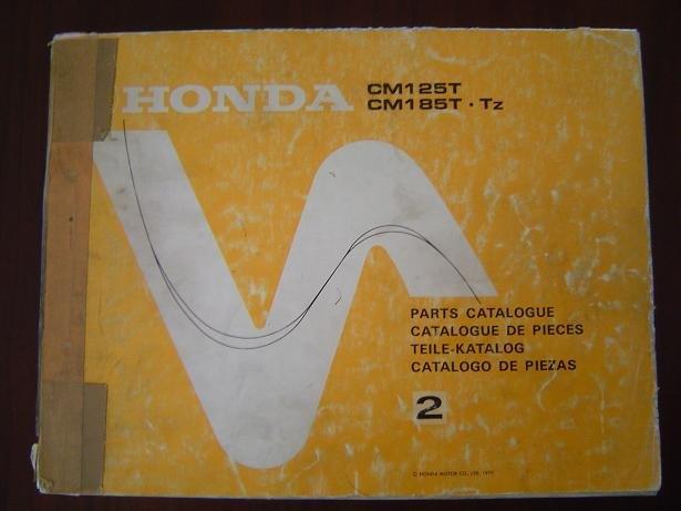 Honda CM125T CM185T 1979 parts catalogue CM185 CM125, Motoren, Ophalen of Verzenden, Honda