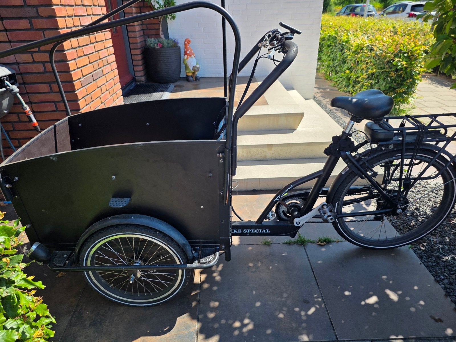 Vogue troy bakfiets gebruikt met goede batterij, Ophalen, Gebruikt, 4 kinderen of meer