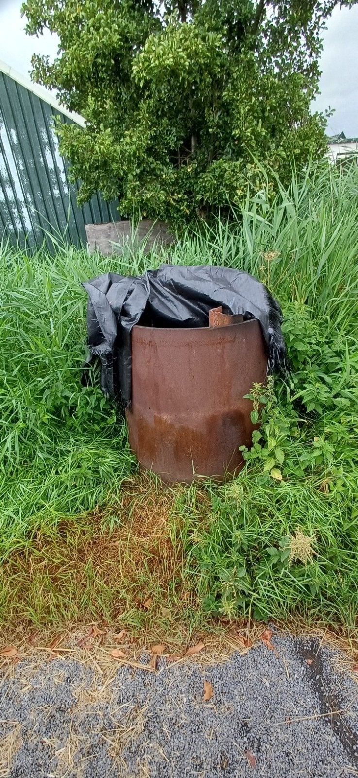 vuurton, Tuin en Terras, Vuurkorven, Ophalen, Gebruikt