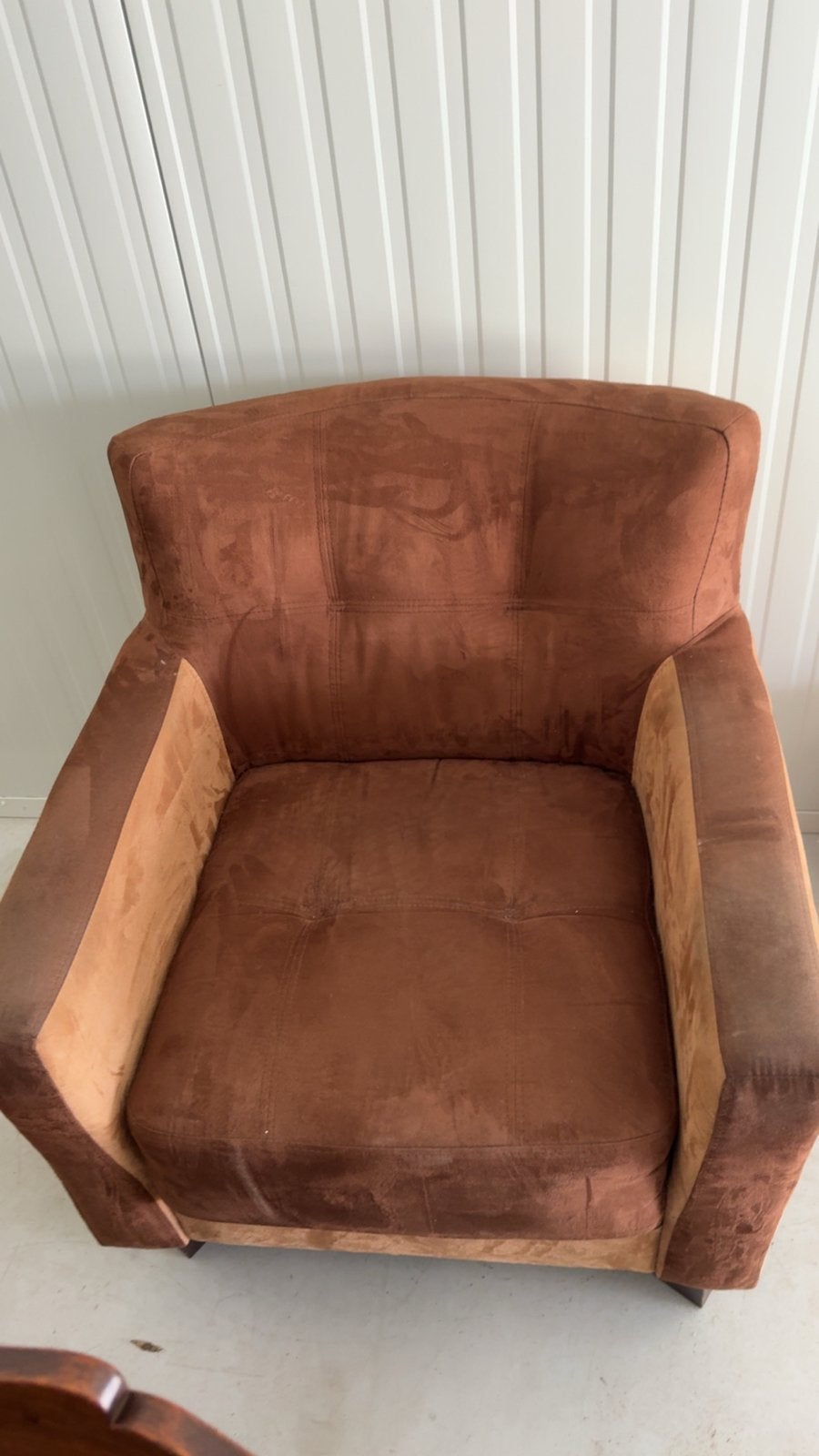 Comfortabele bruine fauteuil - Zo goed als nieuw, Stoel, Stoel, Vintage, Ophalen of Verzenden