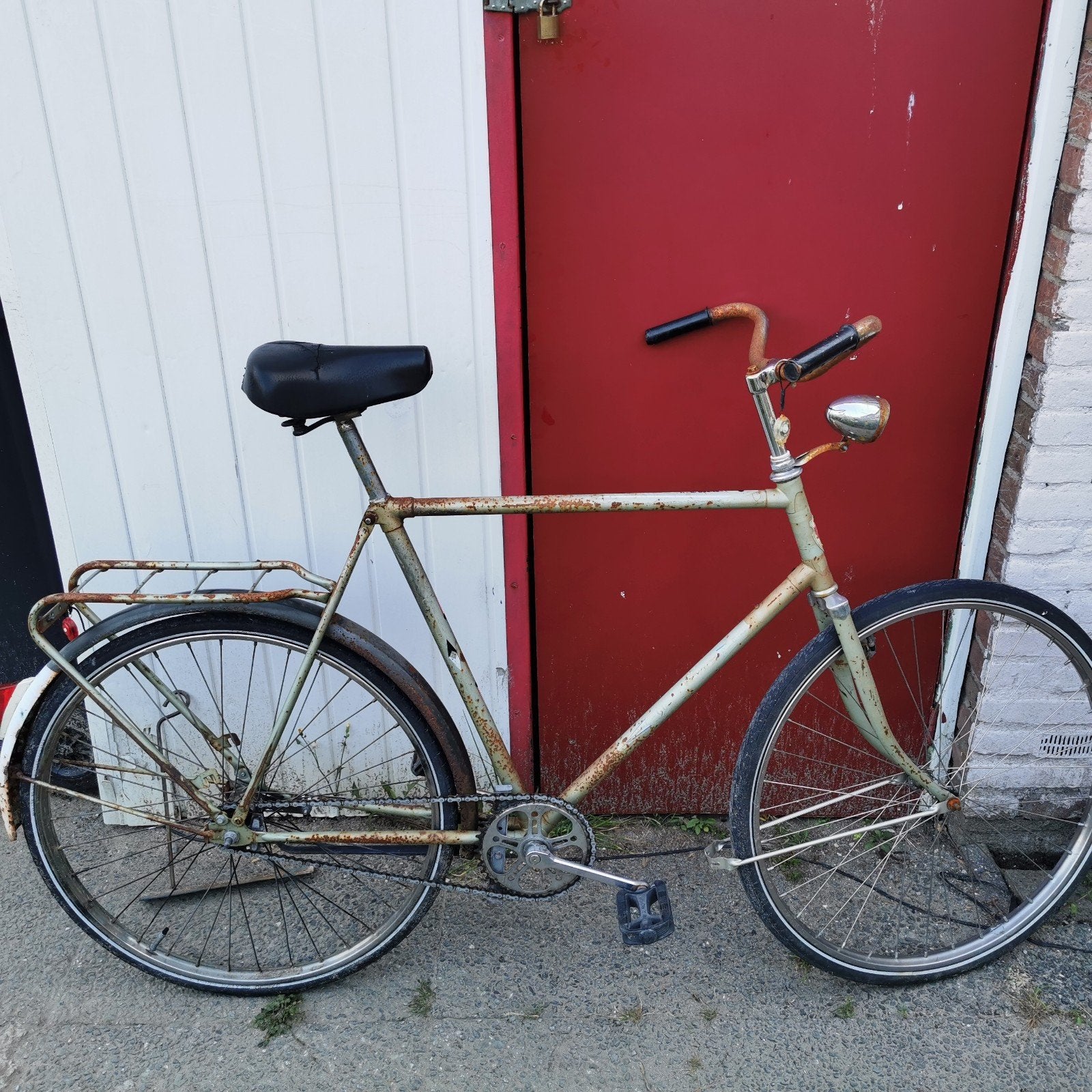 Herenfiets - mooie opknapper, Ophalen, Terugtraprem, Jaren '60 of nieuwer, Gulden vlies