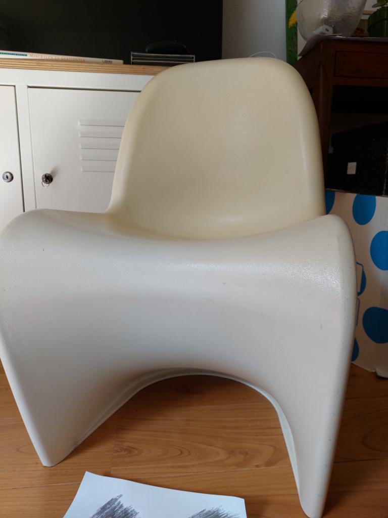 2 stuks - Vintage Pioneer Kinderstoel - panton, Ophalen, Kunststof, Gebruikt, Overige kleuren