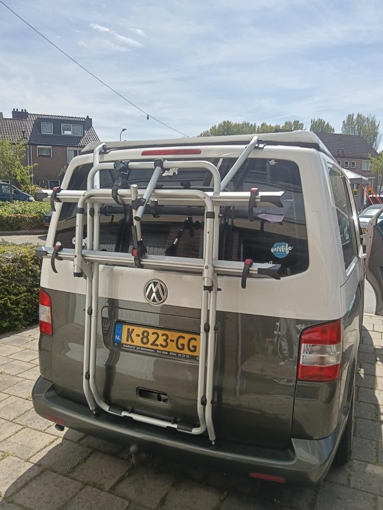 Fietsendrager vw t5 transporter, Ophalen