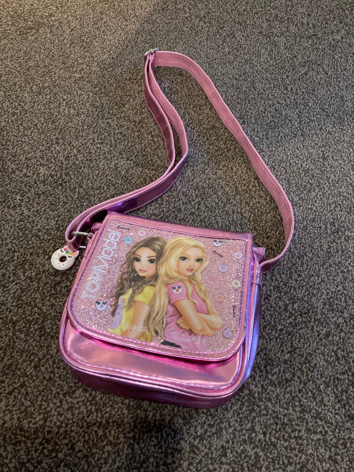 Top model schoudertasje roze, Kinderen en Baby's, Kindermode-accessoires, Ophalen of Verzenden, Zo goed als nieuw, Tas