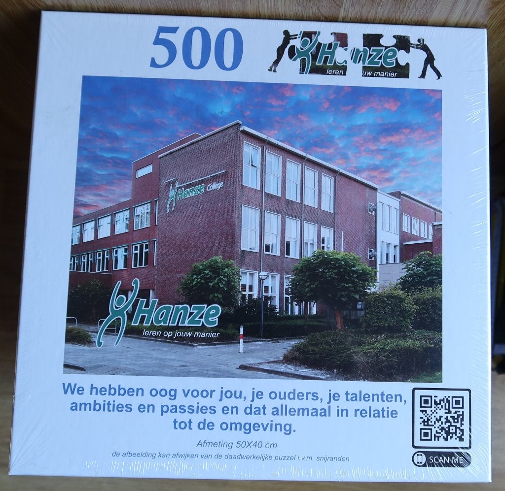 Legpuzzel Pix4Profs – 500 stukjes – Hanze College - Nieuw, Ophalen of Verzenden, 500 t/m 1500 stukjes, Nieuw, Legpuzzel