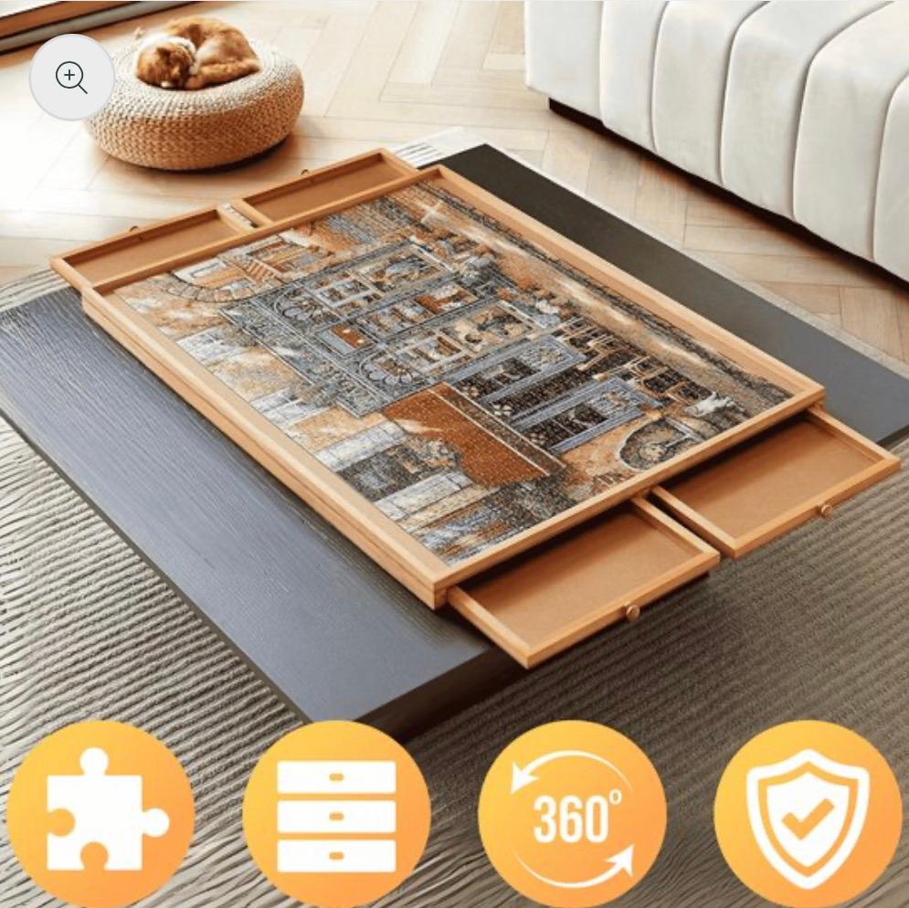 Dreamgoods puzzeltafel kantelbaar 4 Lades voor 1500 Stukjes, Ophalen of Verzenden, 500 t/m 1500 stukjes, Nieuw, Overige typen