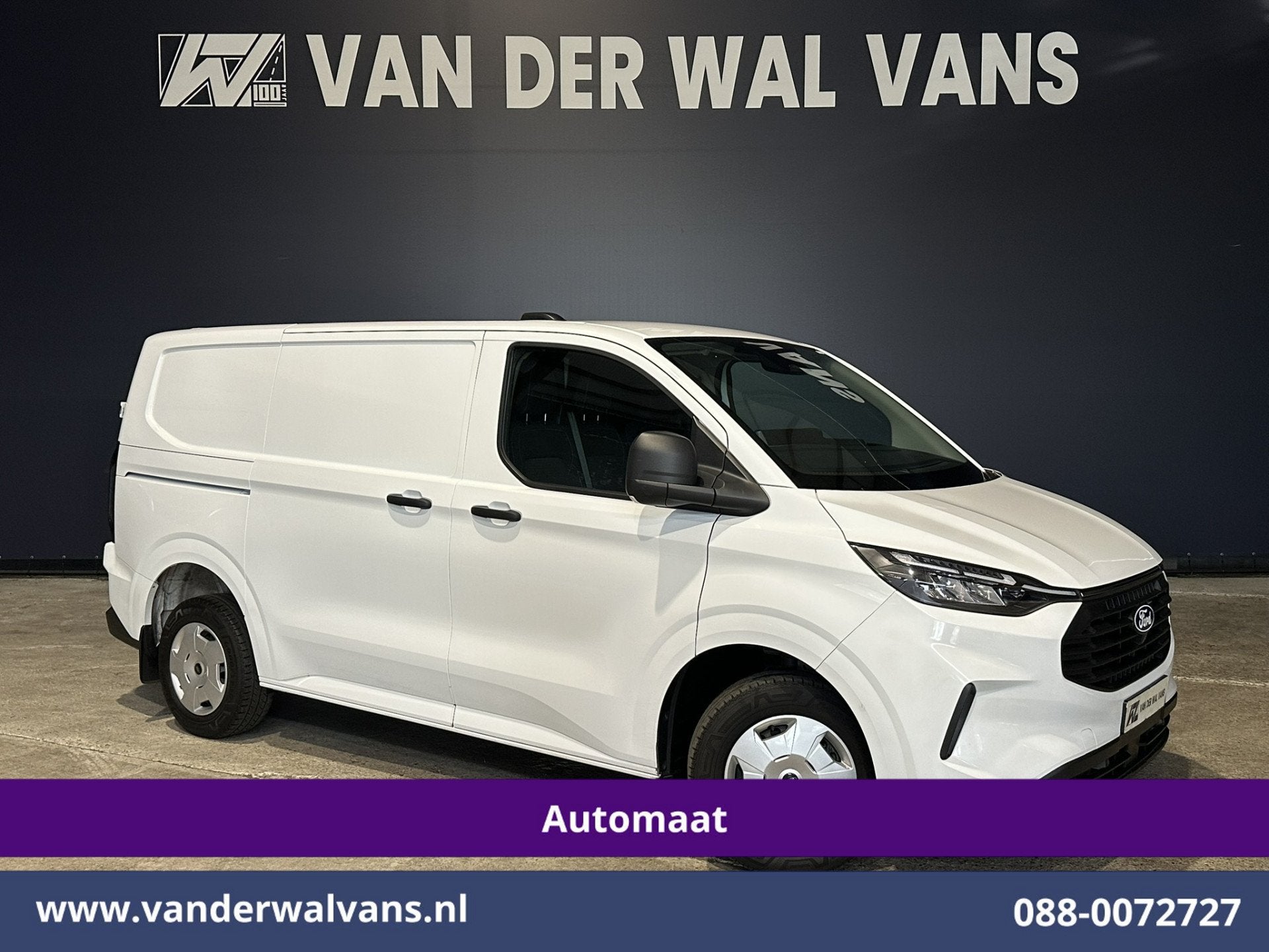 Ford Transit Custom 2.0 TDCI 136pk Automaat L1H1 Euro6 Airco, 4 cilinders, Wit, Bedrijf, Diesel