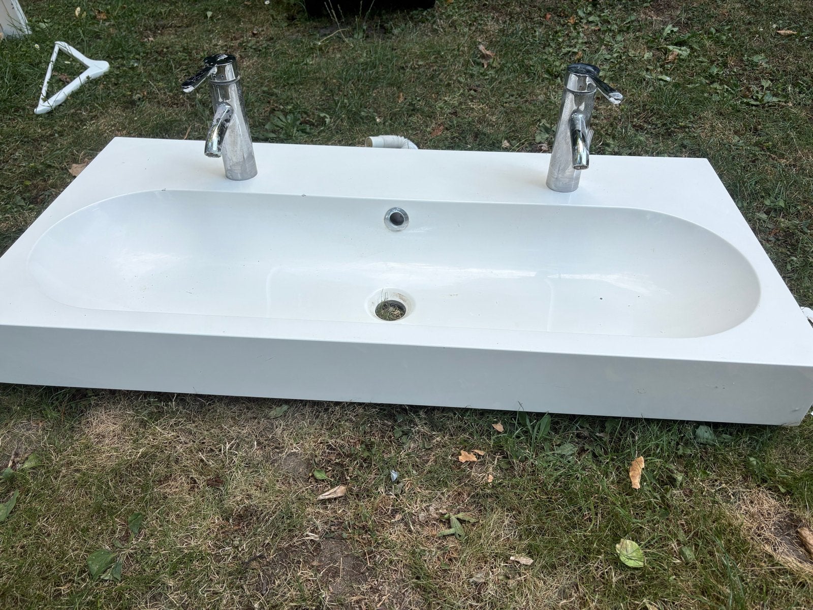 Wasbak ikea met kranen, Ophalen, Gebruikt, 100 tot 150 cm, Minder dan 100 cm