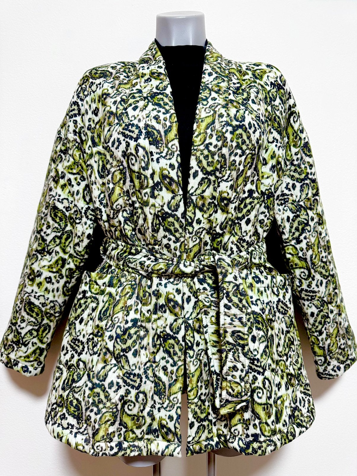 Made in Italy - Gewatteerde jas met print  One Size, Verzenden, Nieuw, Maat 42/44 (L), Meerkleurig