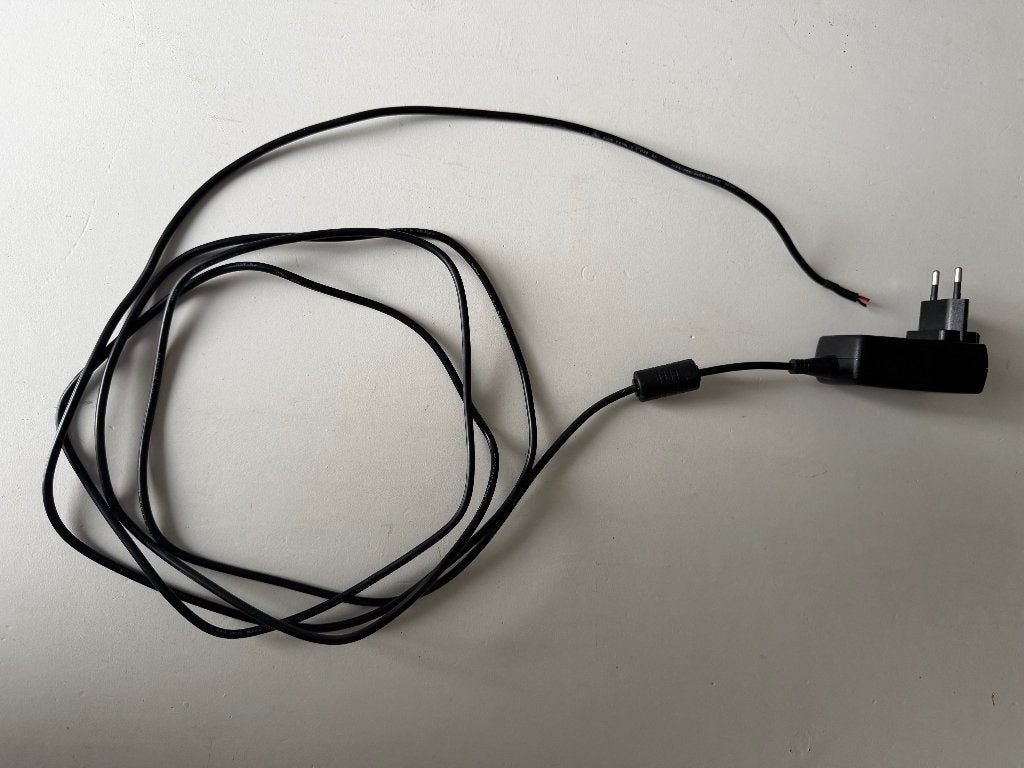 Artemide Tolomeo Orginele LED- stekker/kabel 3m, Bureaulamp, Ophalen of Verzenden, Zo goed als nieuw, Zwart