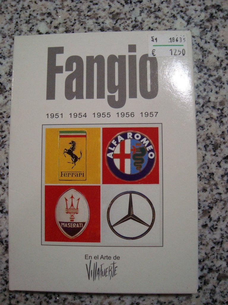 Fangio 1951-1954-1955-1956-1957 -6 kaarten met enveloppe, Ophalen of Verzenden, Nieuw, Auto's