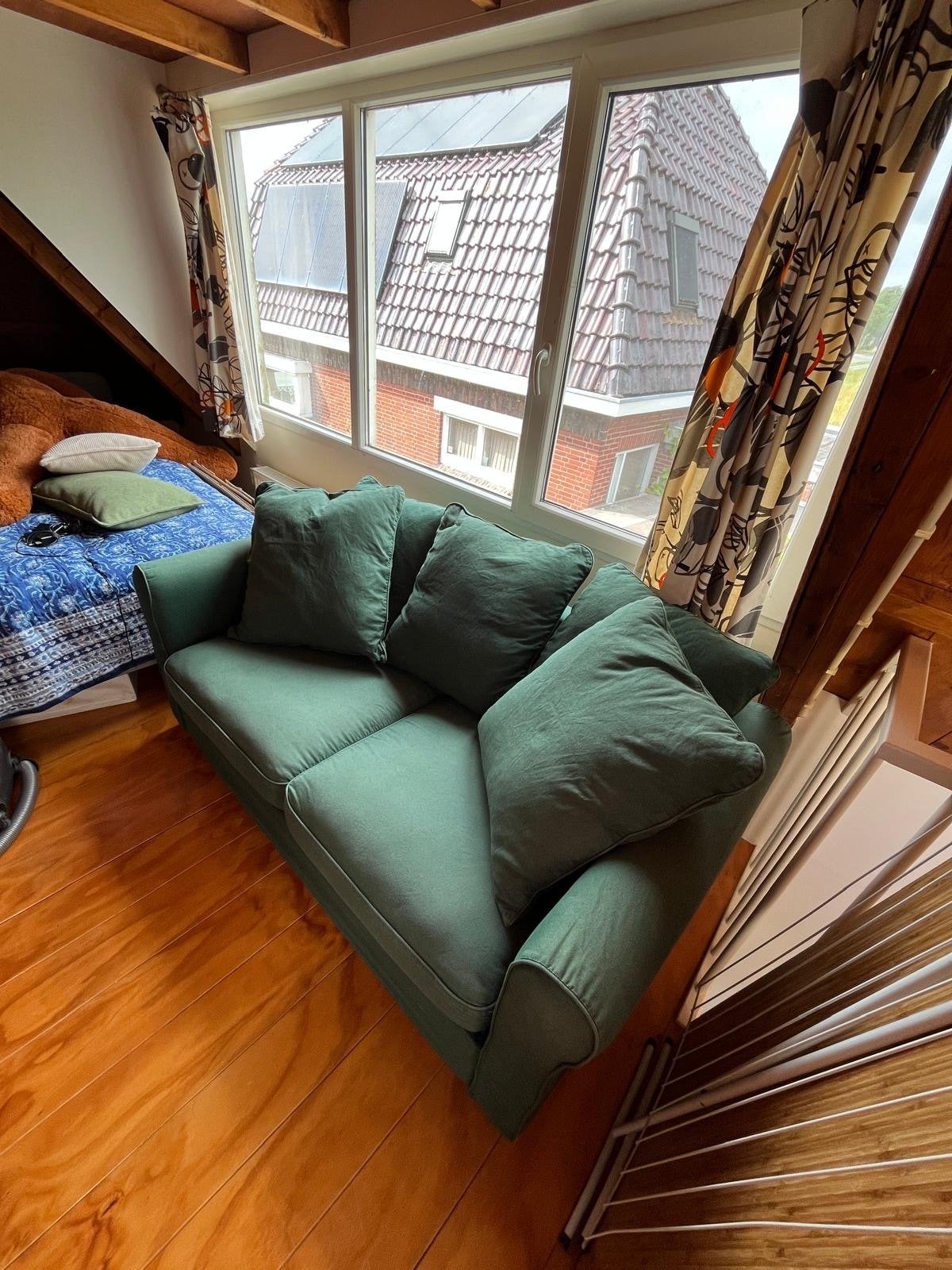 IKEA Gronlid 2-zits bank - Groen, Huis en Inrichting, Ophalen, Gebruikt, 100 tot 125 cm, 150 tot 200 cm