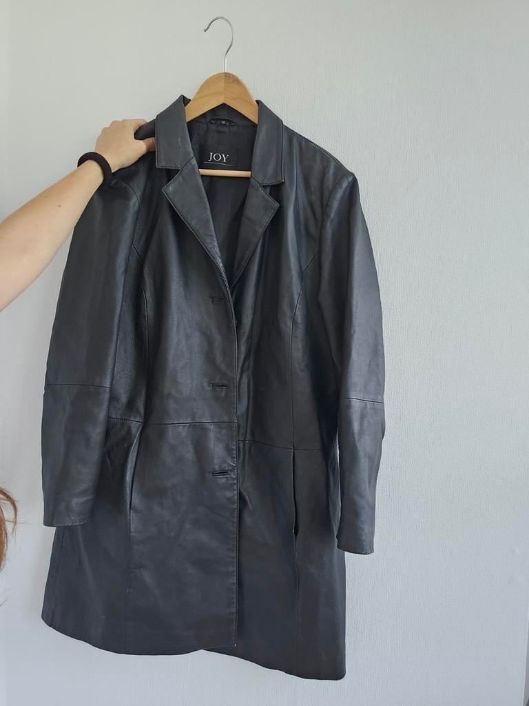 Echte leren designer jas JOY - Maat 46, Kleding | Dames, Jasjes, Kostuums en Pakken, Ophalen of Verzenden