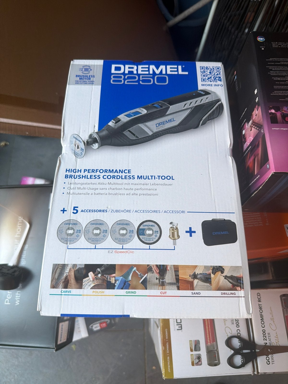 Dremel 8250 Accu Multitool - Nieuw en Ongeopend, Ophalen of Verzenden, Nieuw, Multitool, Bosch