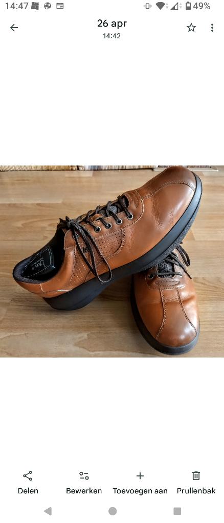Een paar Kybun schoenen maat 49, Bruin, Ophalen of Verzenden, Kubun, Gedragen