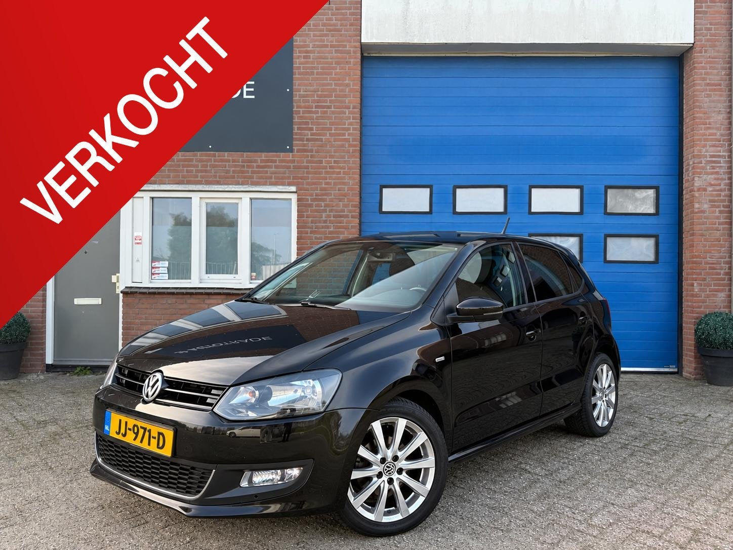 Volkswagen Polo 1.2 TSI Match | Navi | Airco | Stoelverwarmi, Euro 5, Stof, Zwart, 4 cilinders