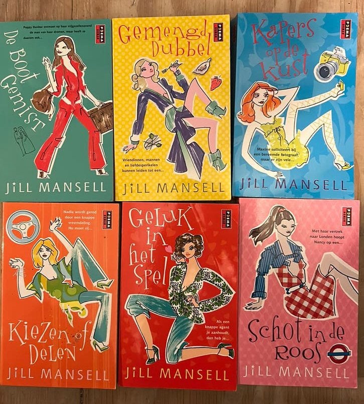 6 pockets Jill Mansell, Ophalen of Verzenden, Zo goed als nieuw, Jill Mansell