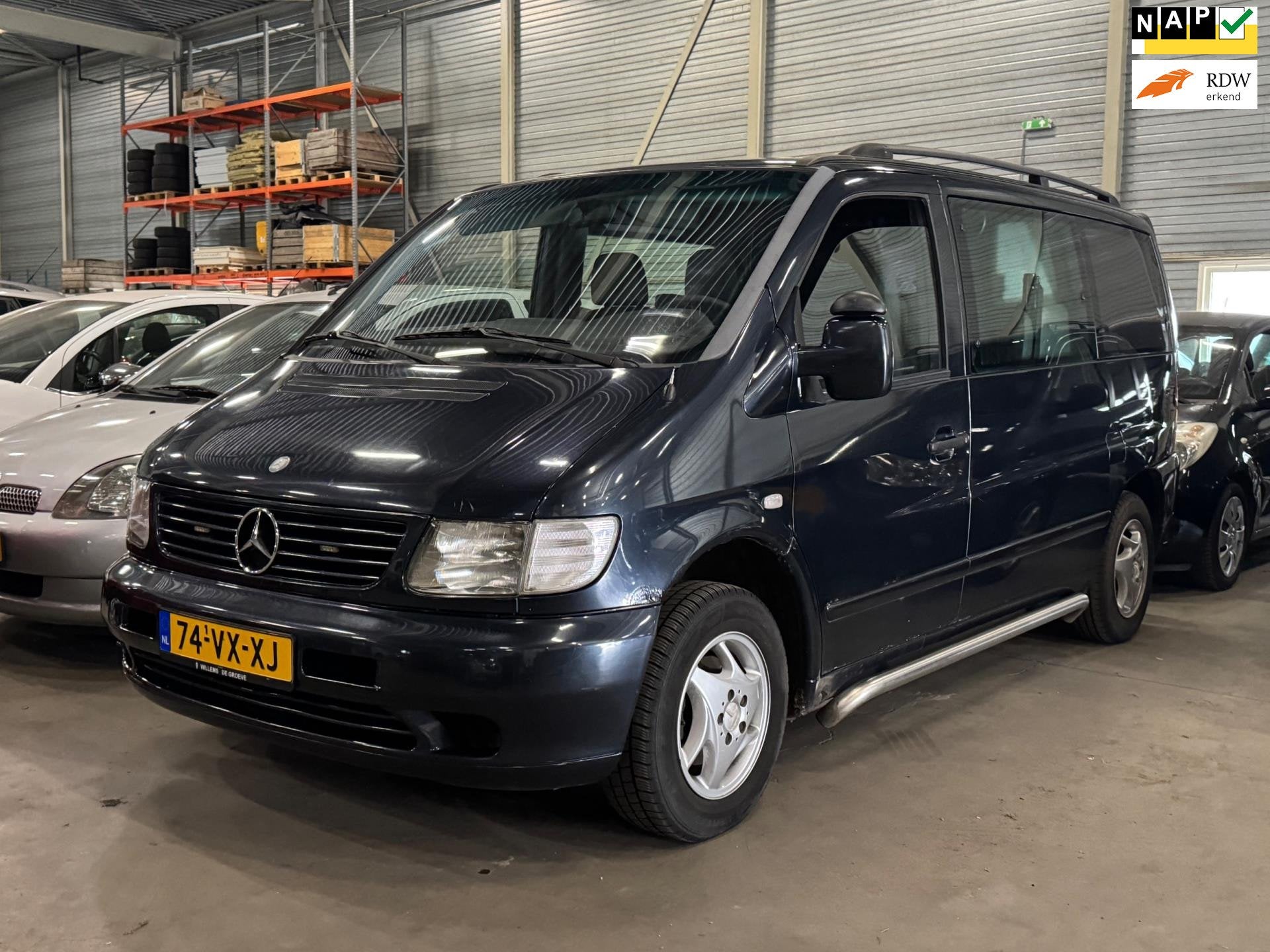 Mercedes-Benz Vito 112 CDI DC 6 PERSOONS, Auto's, Voorwielaandrijving, Gebruikt, 4 cilinders, 2000 kg