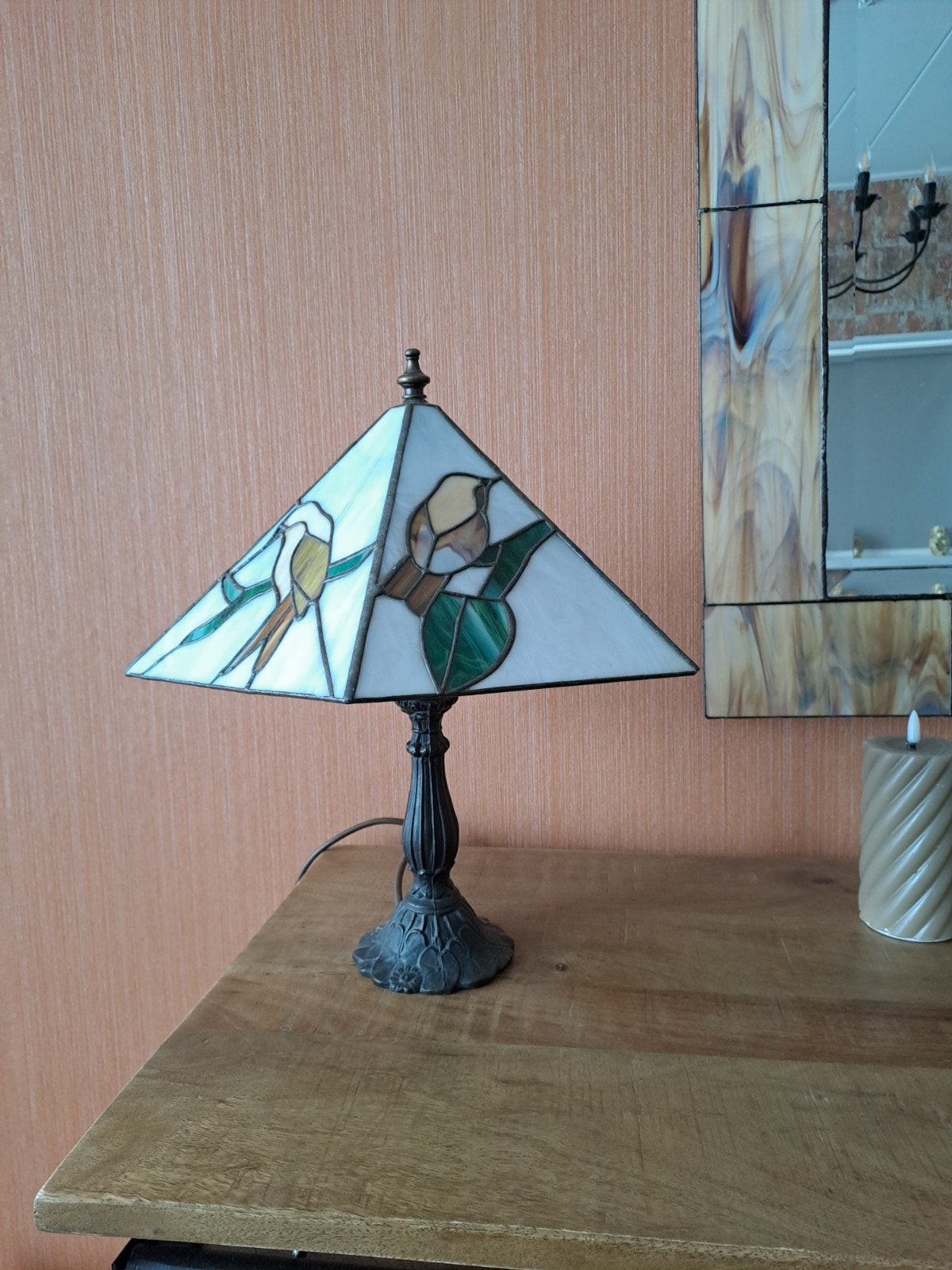 Tiffany schemerlamp, Ophalen, Schemerlamp