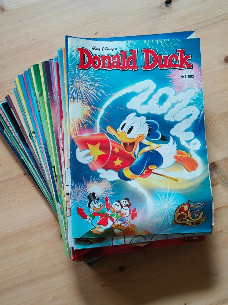 Donald Duck weekblad jaargang compleet, Boeken, Stripboeken, Complete serie of reeks, Ophalen, Gelezen, Donald Duck
