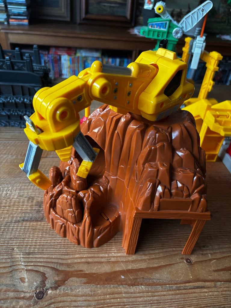 Geotrax kraan - werkend en met losse onderdelen - 7,50 euro, Kinderen en Baby's, Speelgoed | Fisher-Price, Ophalen of Verzenden