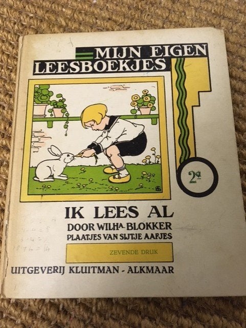 Mijn eigen leesboekjes boek , antiek jaren 40-50 . maat 21 x, Ophalen of Verzenden, Gelezen, Fictie algemeen