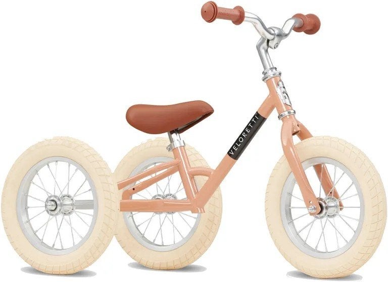 Roze Veloretti Trycycle kids bike [z.g.a.n.] en mandje, Ophalen, Zo goed als nieuw, Loopfiets