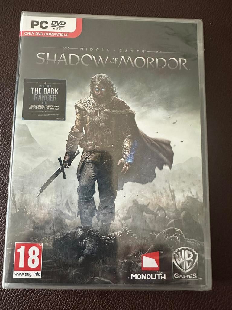 Middle earth Shadow of mordor pc-cdrom nieuw, Avontuur en Actie, Vanaf 18 jaar, Verzenden, 1 speler